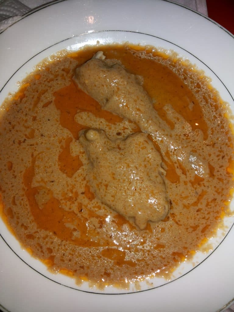 Sauce pistache à la pintade